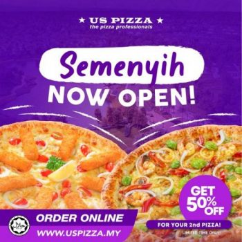 US-Pizza-Semenyih-Opening-Promotion-350x350 - Beverages Food , Restaurant & Pub Pizza Promotions & Freebies Selangor 