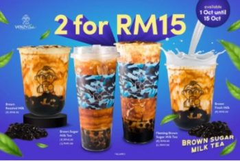 Venzy-Tea-Brown-Sugar-Milk-Tea-Series-Promo-350x235 - Beverages Food , Restaurant & Pub Kedah Penang Perlis Promotions & Freebies 