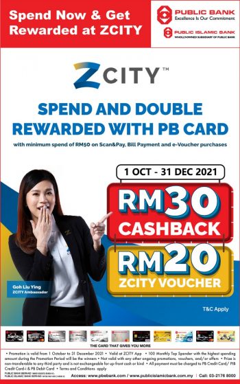 ZCity-Spend-Double-Rewarded-Contest-with-Public-Bank-350x559 - Bank & Finance Events & Fairs Johor Kedah Kelantan Kuala Lumpur Melaka Negeri Sembilan Others Pahang Penang Perak Perlis Public Bank Putrajaya Sabah Sarawak Selangor Terengganu 