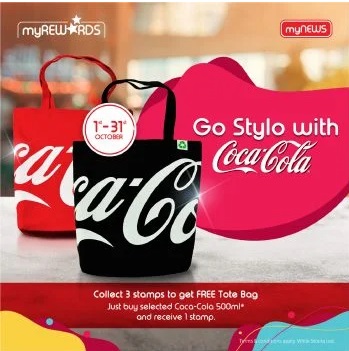 myNEWS-Free-CocaCola-Totebag - Johor Kedah Kelantan Kuala Lumpur Melaka Negeri Sembilan Pahang Penang Perak Perlis Promotions & Freebies Putrajaya Sabah Sarawak Selangor Supermarket & Hypermarket Terengganu 