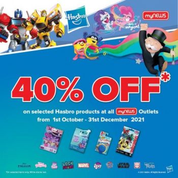 myNEWS-Hasbro-Products-40-OFF-Promotion-350x349 - Baby & Kids & Parenting Johor Kedah Kelantan Kuala Lumpur Melaka Negeri Sembilan Pahang Penang Perak Perlis Promotions & Freebies Putrajaya Sabah Sarawak Selangor Supermarket & Hypermarket Terengganu Toys 