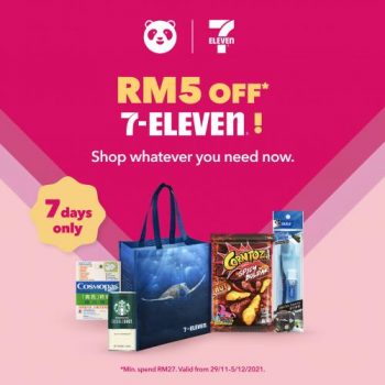 7-Eleven-FoodPanda-RM5-OFF-Promotion-350x350 - Johor Kedah Kelantan Kuala Lumpur Melaka Negeri Sembilan Online Store Pahang Penang Perak Perlis Promotions & Freebies Putrajaya Sabah Sarawak Selangor Terengganu 