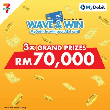 7-Eleven-MyDebit-Wave-Win-Contest-1-350x350 - Events & Fairs Johor Kedah Kelantan Kuala Lumpur Melaka Negeri Sembilan Pahang Penang Perak Perlis Putrajaya Sabah Sarawak Selangor Supermarket & Hypermarket Terengganu 