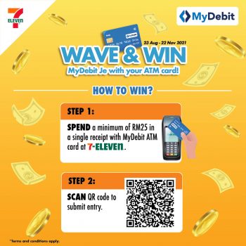 7-Eleven-MyDebit-Wave-Win-Contest-6-350x350 - Events & Fairs Johor Kedah Kelantan Kuala Lumpur Melaka Negeri Sembilan Pahang Penang Perak Perlis Putrajaya Sabah Sarawak Selangor Supermarket & Hypermarket Terengganu 