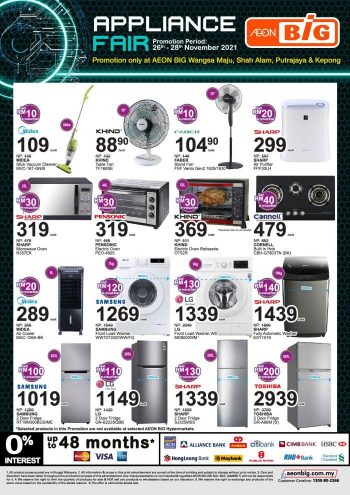 AEON-BiG-Appliance-Fair-Promotion-1-350x495 - Kuala Lumpur Promotions & Freebies Putrajaya Selangor Supermarket & Hypermarket 
