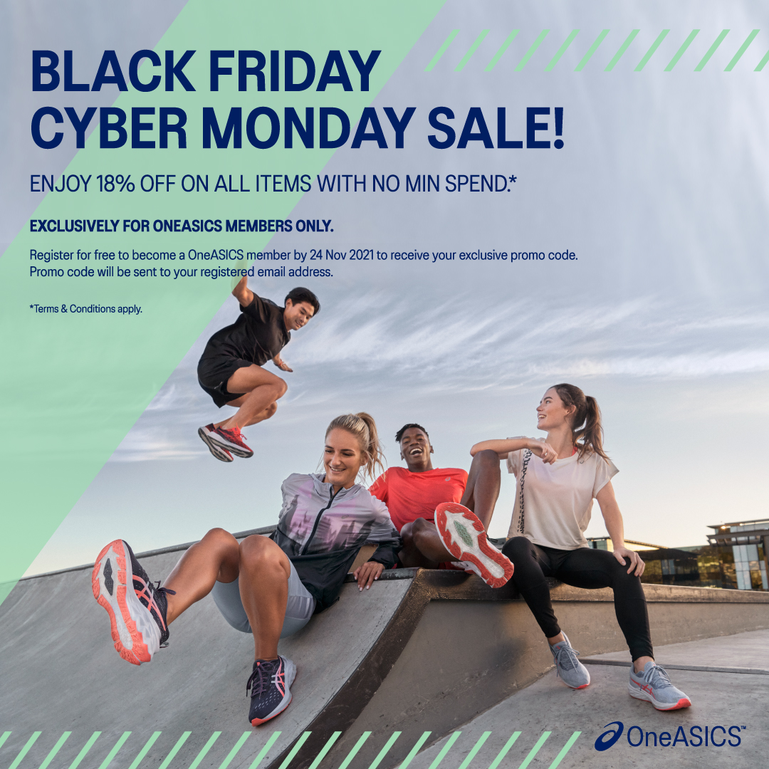 24 Nov 2021: ASICS Black Friday Cyber 