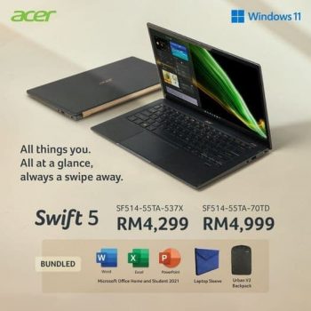 Acer-Swift-5-Promo-350x350 - Computer Accessories Electronics & Computers IT Gadgets Accessories Johor Kedah Kelantan Kuala Lumpur Melaka Negeri Sembilan Online Store Pahang Penang Perak Perlis Promotions & Freebies Putrajaya Sabah Sarawak Selangor Terengganu 