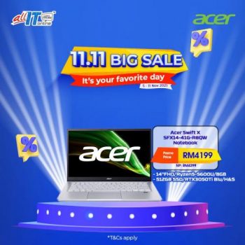 All-IT-Online-11.11-Sale-1-1-350x350 - Computer Accessories Electronics & Computers Home Appliances IT Gadgets Accessories Johor Kedah Kelantan Kuala Lumpur Malaysia Sales Melaka Negeri Sembilan Online Store Pahang Penang Perak Perlis Putrajaya Sabah Sarawak Selangor Terengganu 