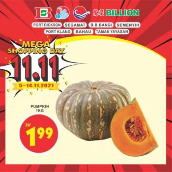 BILLION-11.11-Mega-Shopping-Day-Sale-10-350x350 - Johor Malaysia Sales Negeri Sembilan Selangor Supermarket & Hypermarket 