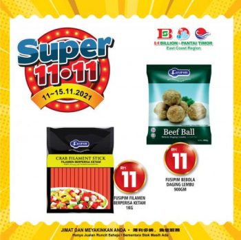 BILLION-Pantai-Timor-11.11-Promotion-4-350x349 - Johor Kedah Kelantan Kuala Lumpur Melaka Negeri Sembilan Pahang Penang Perak Perlis Promotions & Freebies Putrajaya Sabah Sarawak Selangor Supermarket & Hypermarket Terengganu 