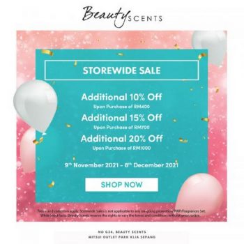 Beauty-Scents-Year-End-Sale-at-Mitsui-Outlet-Park-350x350 - Beauty & Health Fragrances Malaysia Sales Selangor 