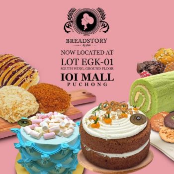 BreadStory-Relocation-Promotion-at-IOI-Mall-Puchong-350x350 - Beverages Food , Restaurant & Pub Promotions & Freebies Selangor 