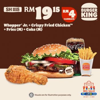 Burger-King-11.11-ShopeePay-Vouchers-Promo-11-350x350 - Beverages Burger Food , Restaurant & Pub Johor Kedah Kelantan Kuala Lumpur Melaka Negeri Sembilan Pahang Penang Perak Perlis Promotions & Freebies Putrajaya Sabah Sarawak Selangor Terengganu 