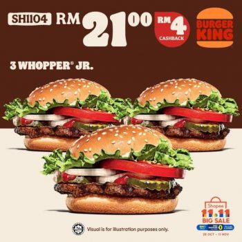 Burger-King-11.11-ShopeePay-Vouchers-Promo-24-350x350 - Beverages Burger Food , Restaurant & Pub Johor Kedah Kelantan Kuala Lumpur Melaka Negeri Sembilan Pahang Penang Perak Perlis Promotions & Freebies Putrajaya Sabah Sarawak Selangor Terengganu 