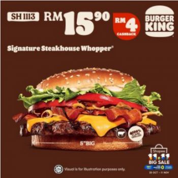 Burger-King-11.11-ShopeePay-Vouchers-Promo-350x351 - Beverages Burger Food , Restaurant & Pub Johor Kedah Kelantan Kuala Lumpur Melaka Negeri Sembilan Pahang Penang Perak Perlis Promotions & Freebies Putrajaya Sabah Sarawak Selangor Terengganu 