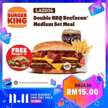 Burger-King-Lazada-11.11-Sale-1-350x350 - Beverages Burger Food , Restaurant & Pub Johor Kedah Kelantan Kuala Lumpur Malaysia Sales Melaka Negeri Sembilan Online Store Pahang Penang Perak Perlis Putrajaya Sabah Sarawak Selangor Terengganu 