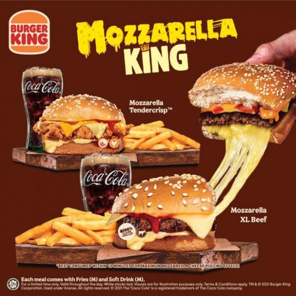 19 Nov 2021 Onward Burger King Mozzarella King Burger Promo