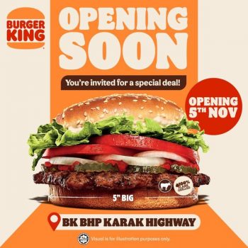 Burger-King-Opening-Promo-at-Karak-Highway-350x350 - Beverages Burger Fast Food Food , Restaurant & Pub Promotions & Freebies Selangor 