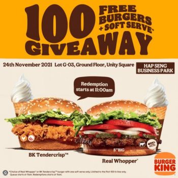Burger-King-Opening-Promotion-at-Hap-Seng-Business-Park-1-350x350 - Beverages Burger Food , Restaurant & Pub Promotions & Freebies Selangor 