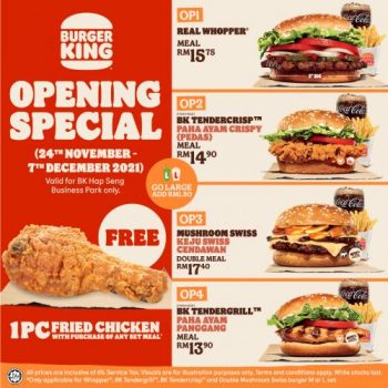 Burger-King-Opening-Promotion-at-Hap-Seng-Business-Park-2-350x350 - Beverages Burger Food , Restaurant & Pub Promotions & Freebies Selangor 