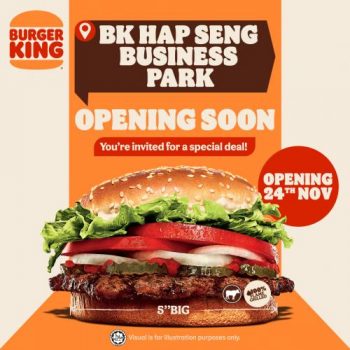 Burger-King-Opening-Promotion-at-Hap-Seng-Business-Park-350x350 - Beverages Burger Food , Restaurant & Pub Promotions & Freebies Selangor 