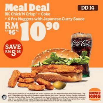 Burger-King-Voucher-Deal-350x350 - Beverages Burger Food , Restaurant & Pub Johor Kedah Kelantan Kuala Lumpur Melaka Negeri Sembilan Pahang Penang Perak Perlis Promotions & Freebies Putrajaya Sabah Sarawak Selangor Terengganu 