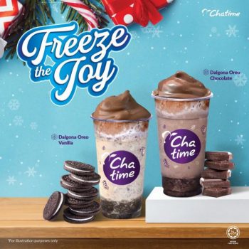 Chatime-Christmas-Dalgona-Oreo-Smooteas-Promo-350x350 - Beverages Food , Restaurant & Pub Johor Kedah Kelantan Kuala Lumpur Melaka Negeri Sembilan Pahang Penang Perak Perlis Promotions & Freebies Putrajaya Sabah Sarawak Selangor Terengganu 