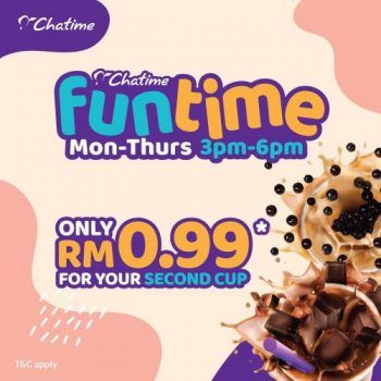 Chatime-Funtime-Promotion-350x350 - Beverages Food , Restaurant & Pub Johor Kedah Kelantan Kuala Lumpur Melaka Negeri Sembilan Pahang Penang Perak Perlis Promotions & Freebies Putrajaya Sabah Sarawak Selangor Terengganu 