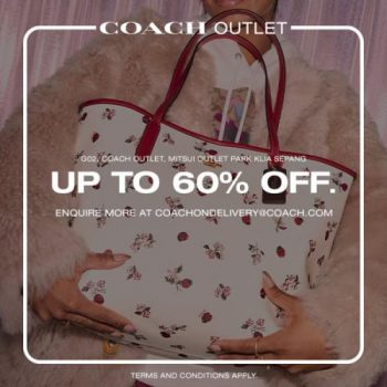 Coach-Weekend-Sale-at-Mitsui-Outlet-Park-2-350x350 - Bags Fashion Accessories Fashion Lifestyle & Department Store Selangor 