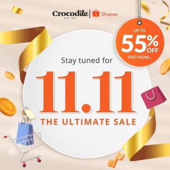 Crocodile-11.11-The-Ultimate-Sale-350x350 - Apparels Fashion Accessories Fashion Lifestyle & Department Store Johor Kedah Kelantan Kuala Lumpur Malaysia Sales Melaka Negeri Sembilan Pahang Penang Perak Perlis Putrajaya Sabah Sarawak Selangor Terengganu 