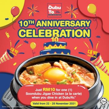 DubuYo-10th-Anniversary-Promotion-350x350 - Beverages Food , Restaurant & Pub Johor Kedah Kelantan Kuala Lumpur Melaka Negeri Sembilan Pahang Penang Perak Perlis Promotions & Freebies Putrajaya Sabah Sarawak Selangor Terengganu 