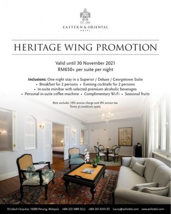 Eastern-Oriental-Hotel-Heritage-Wing-Promo-350x438 - Hotels Penang Promotions & Freebies Sports,Leisure & Travel 