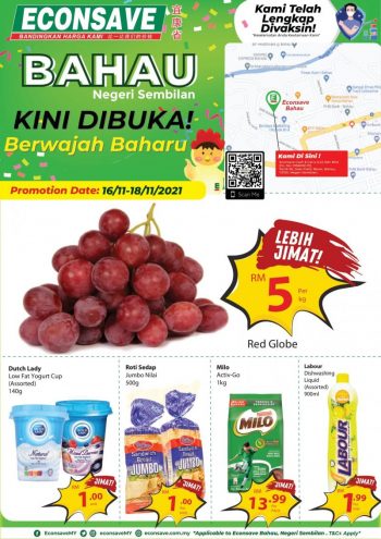Econsave-Reopening-Promotion-at-Bahau-350x495 - Negeri Sembilan Promotions & Freebies Supermarket & Hypermarket 