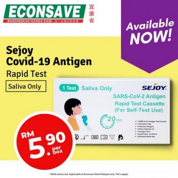 Econsave-Sejoy-Covid-19-Antigen-Rapid-Test-Promo-350x350 - Johor Kedah Kelantan Kuala Lumpur Melaka Negeri Sembilan Pahang Penang Perak Perlis Promotions & Freebies Putrajaya Selangor Supermarket & Hypermarket Terengganu 