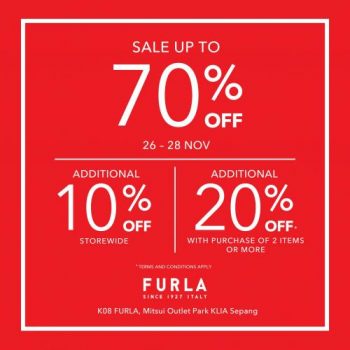 Furla-Black-Friday-Sale-at-Mitsui-Outlet-Park-350x350 - Bags Fashion Accessories Fashion Lifestyle & Department Store Malaysia Sales Selangor 
