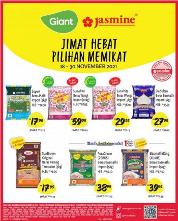 Giant-Jasmine-Rice-Promotion-350x434 - Johor Kedah Kelantan Kuala Lumpur Melaka Negeri Sembilan Pahang Penang Perak Perlis Promotions & Freebies Putrajaya Sabah Sarawak Selangor Supermarket & Hypermarket Terengganu 