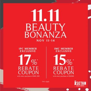 Isetan-11.11-Beauty-Bonanza-Deal-350x350 - Beauty & Health Cosmetics Kuala Lumpur Personal Care Promotions & Freebies Selangor 