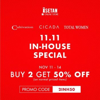 Isetan-11.11-In-House-Special-350x350 - Kuala Lumpur Online Store Promotions & Freebies Selangor Supermarket & Hypermarket 