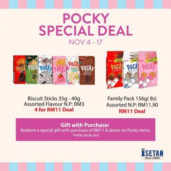 Isetan-11.11-Pocky-Day-Deal-1-350x350 - Johor Kedah Kelantan Kuala Lumpur Melaka Negeri Sembilan Pahang Penang Perak Perlis Promotions & Freebies Putrajaya Sabah Sarawak Selangor Supermarket & Hypermarket Terengganu 