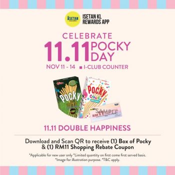 Isetan-11.11-Pocky-Day-Deal-350x350 - Johor Kedah Kelantan Kuala Lumpur Melaka Negeri Sembilan Pahang Penang Perak Perlis Promotions & Freebies Putrajaya Sabah Sarawak Selangor Supermarket & Hypermarket Terengganu 
