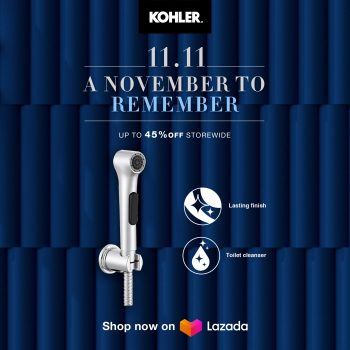 KOHLER-11.11-Promo-at-Lazada-2-350x350 - Home & Garden & Tools Johor Kedah Kelantan Kuala Lumpur Melaka Negeri Sembilan Online Store Pahang Penang Perak Perlis Promotions & Freebies Putrajaya Sabah Sanitary & Bathroom Sarawak Selangor Terengganu 