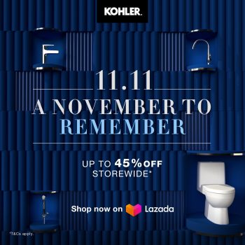 KOHLER-11.11-Promo-at-Lazada-350x350 - Home & Garden & Tools Johor Kedah Kelantan Kuala Lumpur Melaka Negeri Sembilan Online Store Pahang Penang Perak Perlis Promotions & Freebies Putrajaya Sabah Sanitary & Bathroom Sarawak Selangor Terengganu 