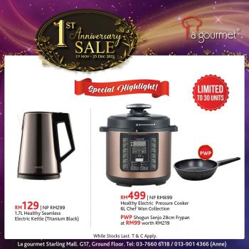 La-Gourmet-1st-Anniversary-Sale-at-The-Starling-2-350x350 - Home & Garden & Tools Kitchenware Malaysia Sales Selangor 