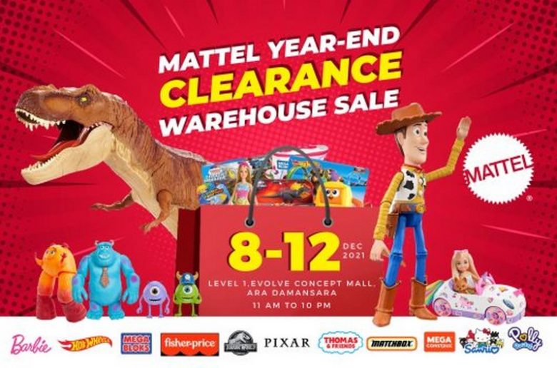812 Dec 2021 Mattel Year End Warehouse Sale 2021