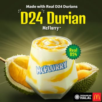 McDonalds-D24-Durians-McFlurry-Promo-350x350 - Beverages Fast Food Food , Restaurant & Pub Johor Kedah Kelantan Kuala Lumpur Melaka Negeri Sembilan Online Store Pahang Penang Perak Perlis Promotions & Freebies Putrajaya Sabah Sarawak Selangor Terengganu 