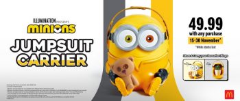 McDonalds-Minions-Jumpsuit-Carrier-Promo-350x148 - Beverages Food , Restaurant & Pub Johor Kedah Kelantan Kuala Lumpur Melaka Nationwide Negeri Sembilan Pahang Penang Perak Perlis Promotions & Freebies Putrajaya Sabah Sarawak Selangor Terengganu 