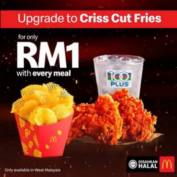 McDonalds-Upgrade-to-Criss-Cut-Fries-Promo-350x350 - Beverages Food , Restaurant & Pub Johor Kedah Kelantan Kuala Lumpur Melaka Negeri Sembilan Pahang Penang Perak Perlis Promotions & Freebies Putrajaya Selangor Terengganu 