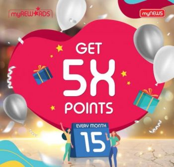 MyNEWS-Members-Day-5X-Points-Promotion-350x335 - Johor Kedah Kelantan Kuala Lumpur Melaka Negeri Sembilan Pahang Penang Perak Perlis Promotions & Freebies Putrajaya Sabah Sarawak Selangor Supermarket & Hypermarket Terengganu 