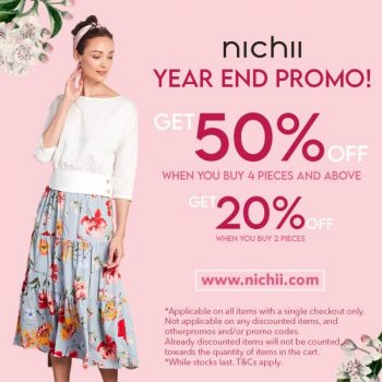 Nichii-Year-End-Sale-Up-To-50-off-350x350 - Apparels Fashion Accessories Fashion Lifestyle & Department Store Johor Kedah Kelantan Kuala Lumpur Malaysia Sales Melaka Negeri Sembilan Online Store Pahang Penang Perak Perlis Putrajaya Sabah Sarawak Selangor Terengganu 