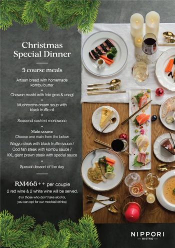 Nippori-Bistro-Christmas-Special-Dinner-Set-Promotion-350x495 - Beverages Food , Restaurant & Pub Promotions & Freebies Selangor 